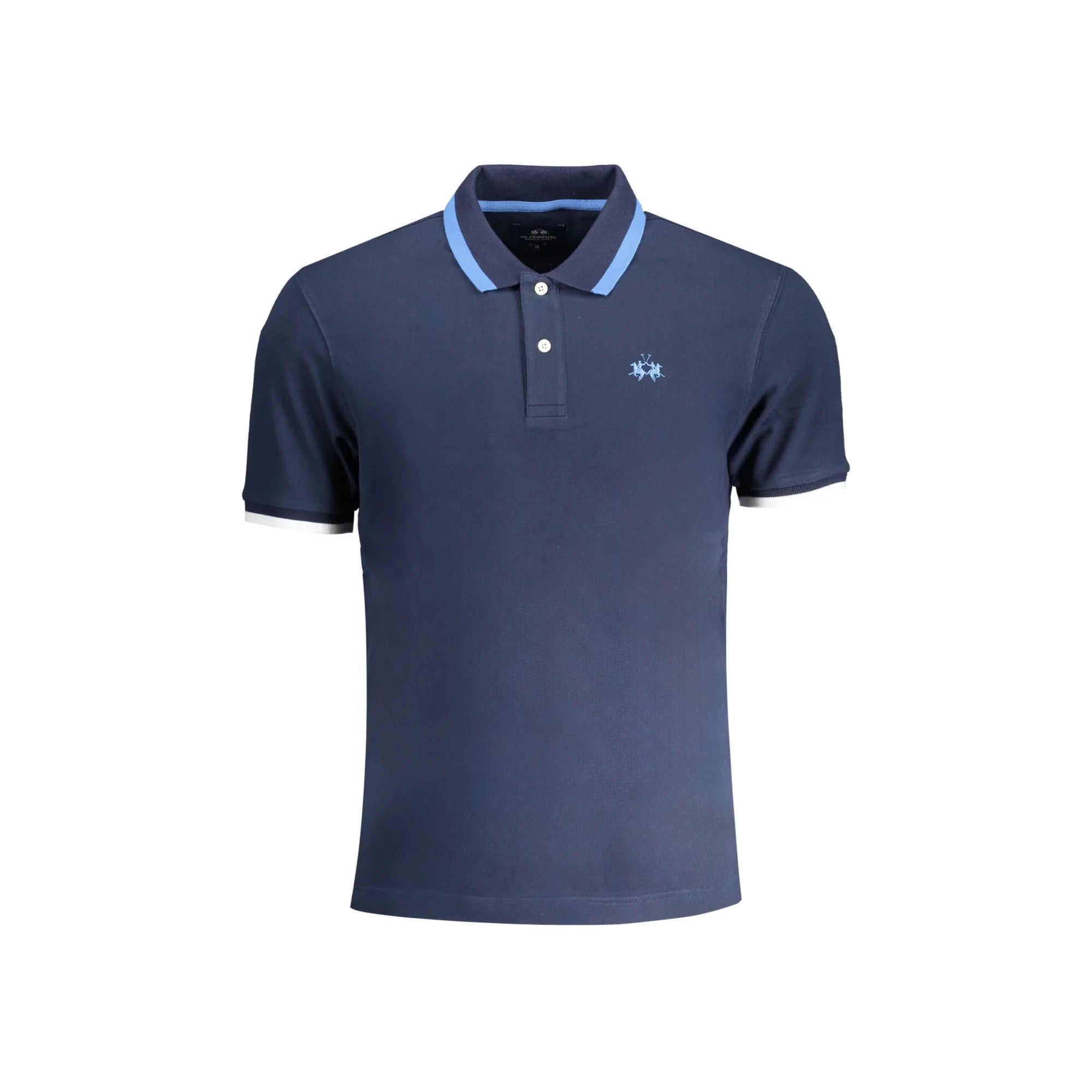 La Martina Polo Maniche Corte Uomo Blu Ricamo - foto prodotto